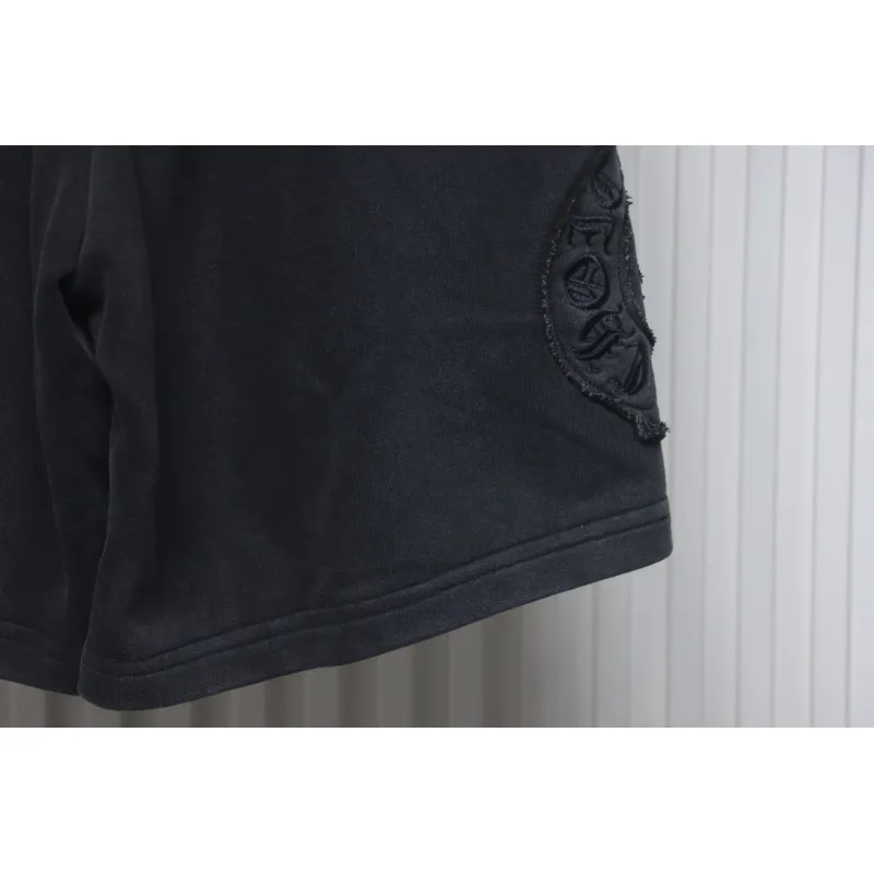 Chrome Hearts Distressed Embroidery Shorts