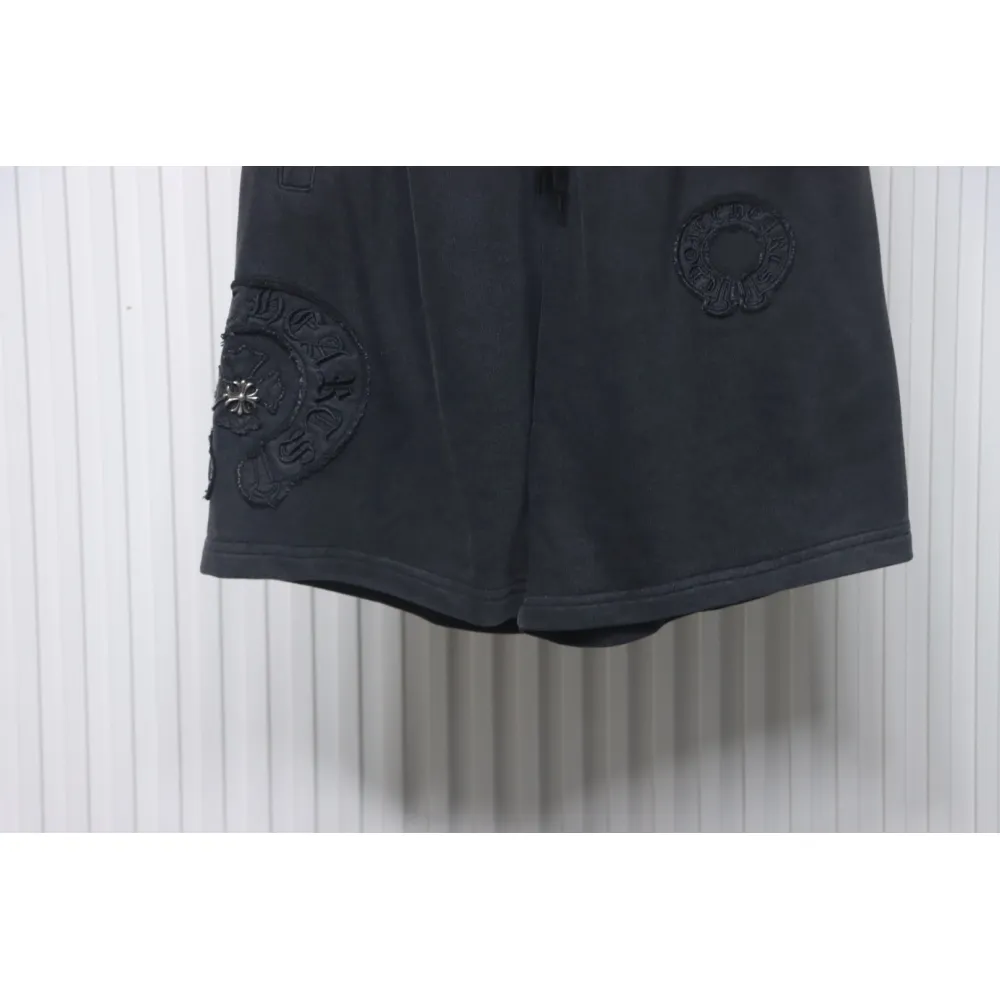 Chrome Hearts Distressed Embroidery Shorts