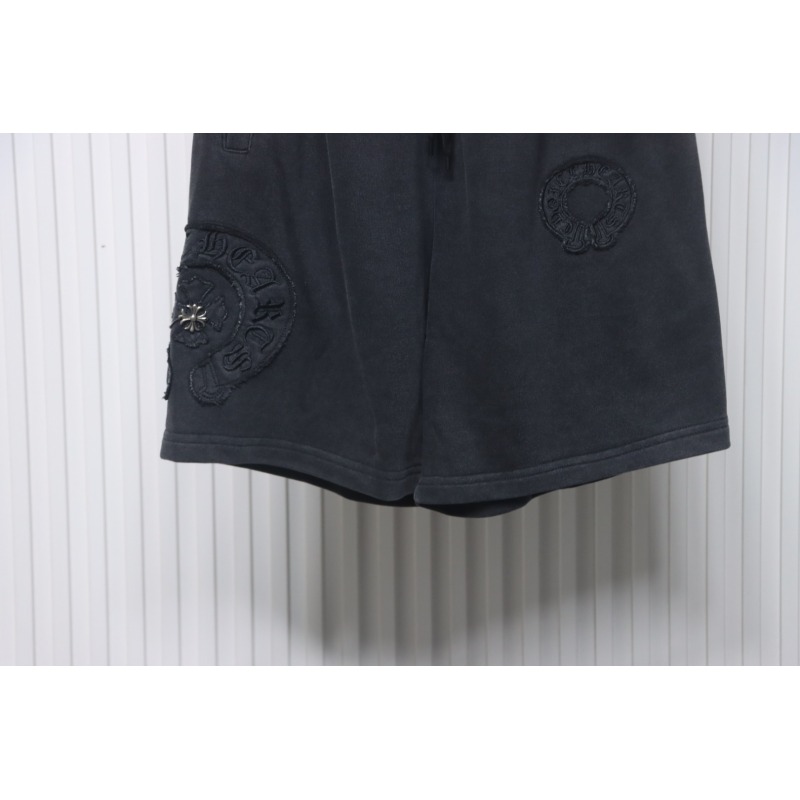 Chrome Hearts Distressed Embroidery Shorts