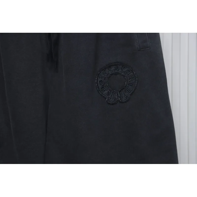 Chrome Hearts Distressed Embroidery Shorts
