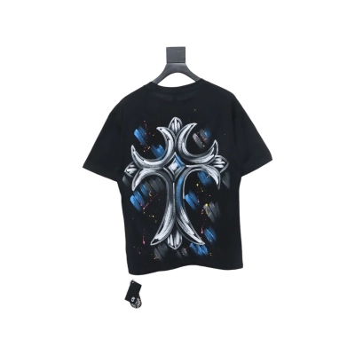 CHROME HEARTS Painted Cross T-Shirt 02