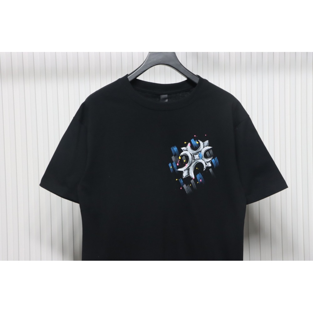 CHROME HEARTS Painted Cross T-Shirt
