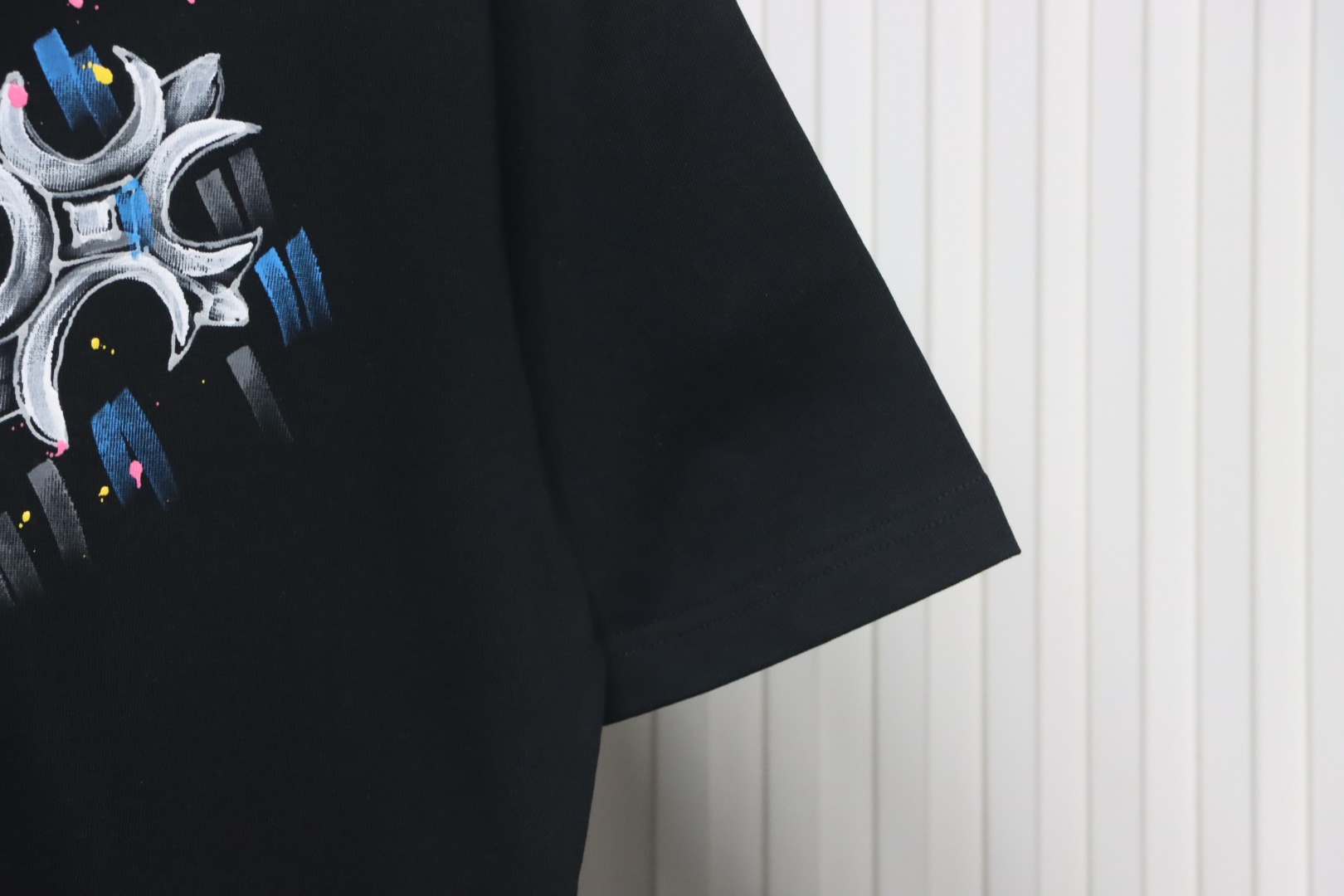 CHROME HEARTS Painted Cross T-Shirt