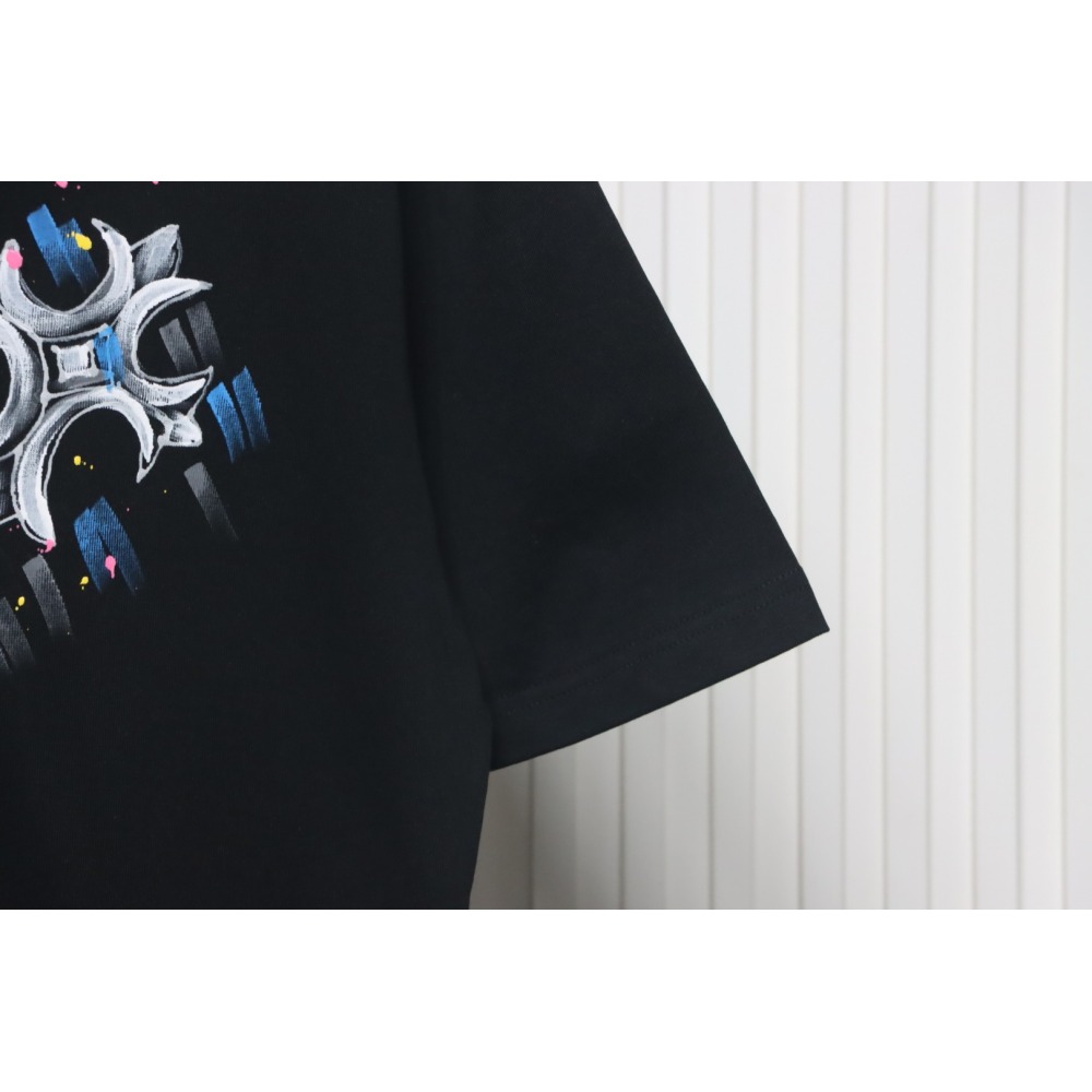 CHROME HEARTS Painted Cross T-Shirt