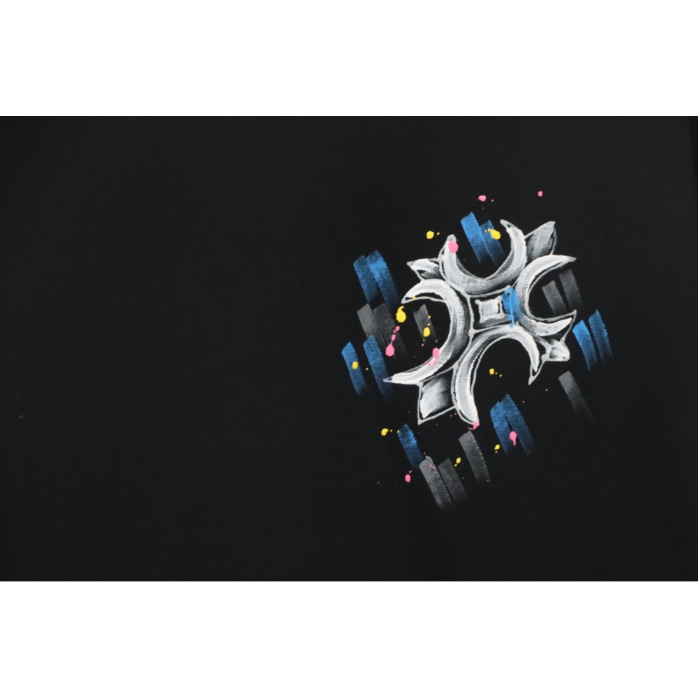 CHROME HEARTS Painted Cross T-Shirt
