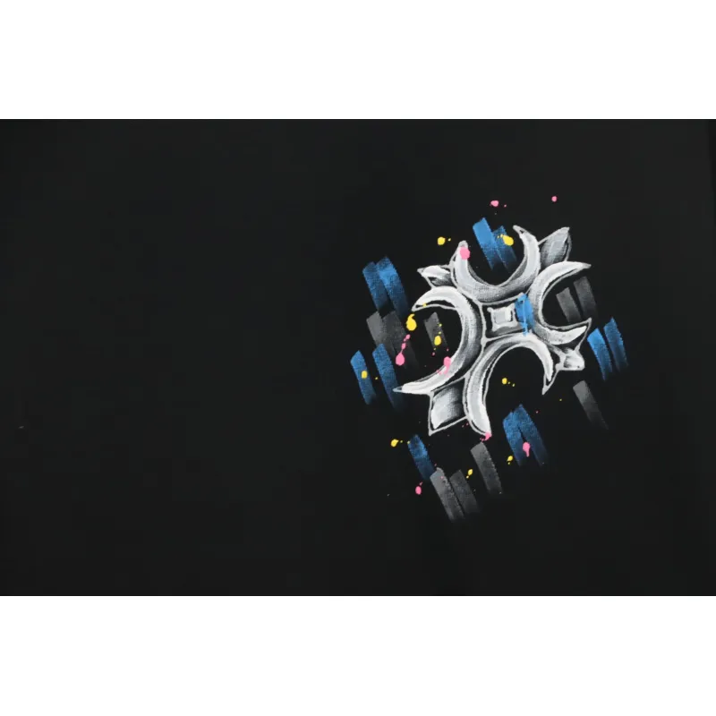 CHROME HEARTS Painted Cross T-Shirt
