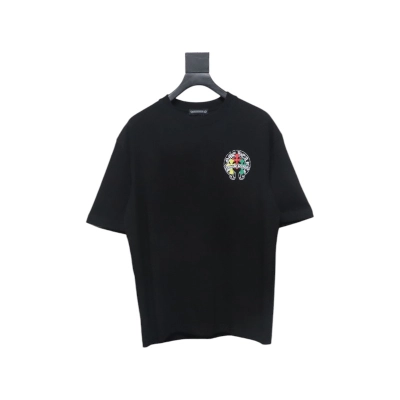 CHROME HEARTS Tricolor Cross smudge T-Shirt 01