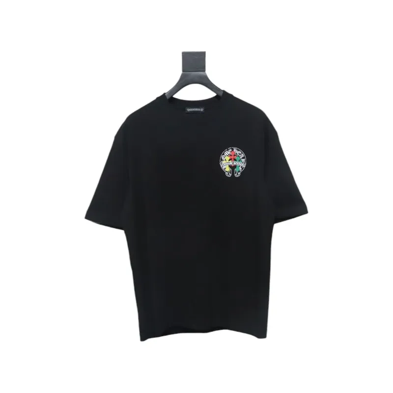 CHROME HEARTS Tricolor Cross smudge T-Shirt