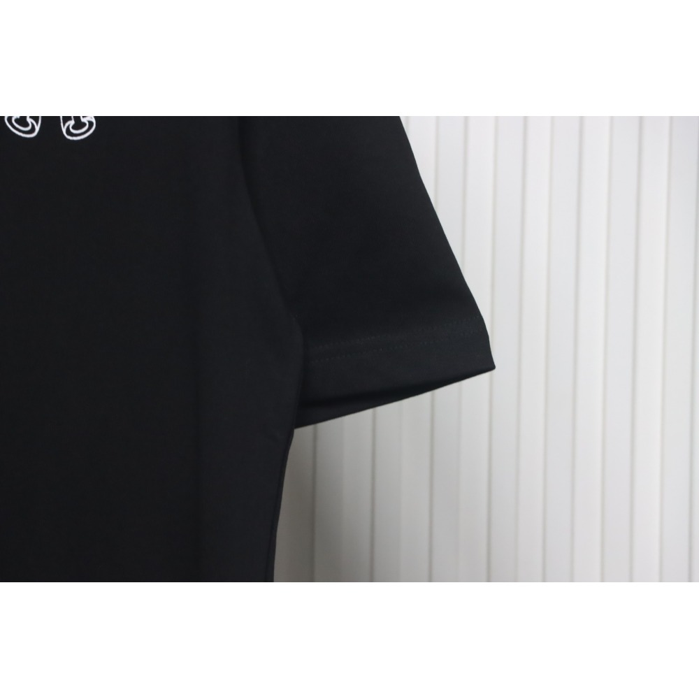 CHROME HEARTS Tricolor Cross smudge T-Shirt
