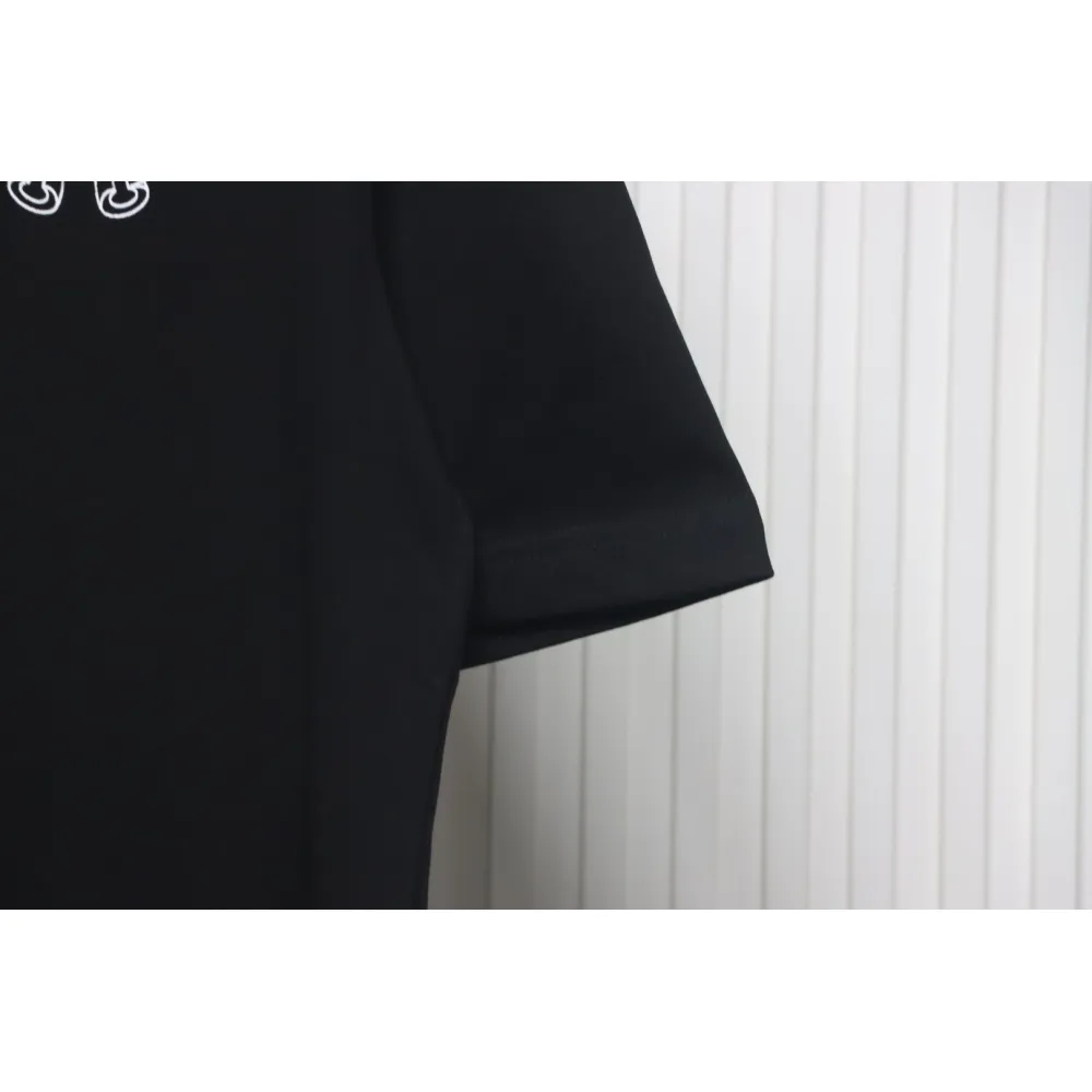 CHROME HEARTS Tricolor Cross smudge T-Shirt