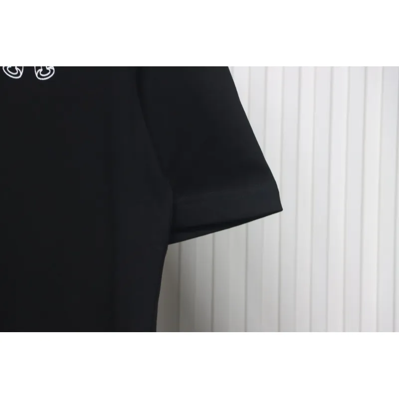 CHROME HEARTS Tricolor Cross smudge T-Shirt
