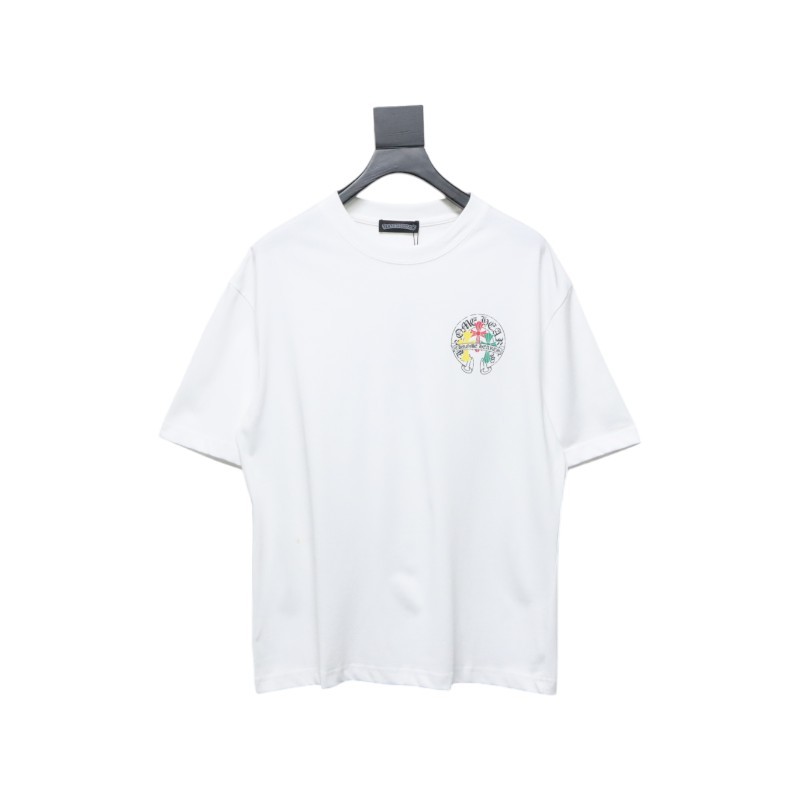 CHROME HEARTS Tricolor Cross smudge T-Shirt