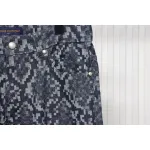 Louis Vuitton Asymmetrical Snake Print Jeans