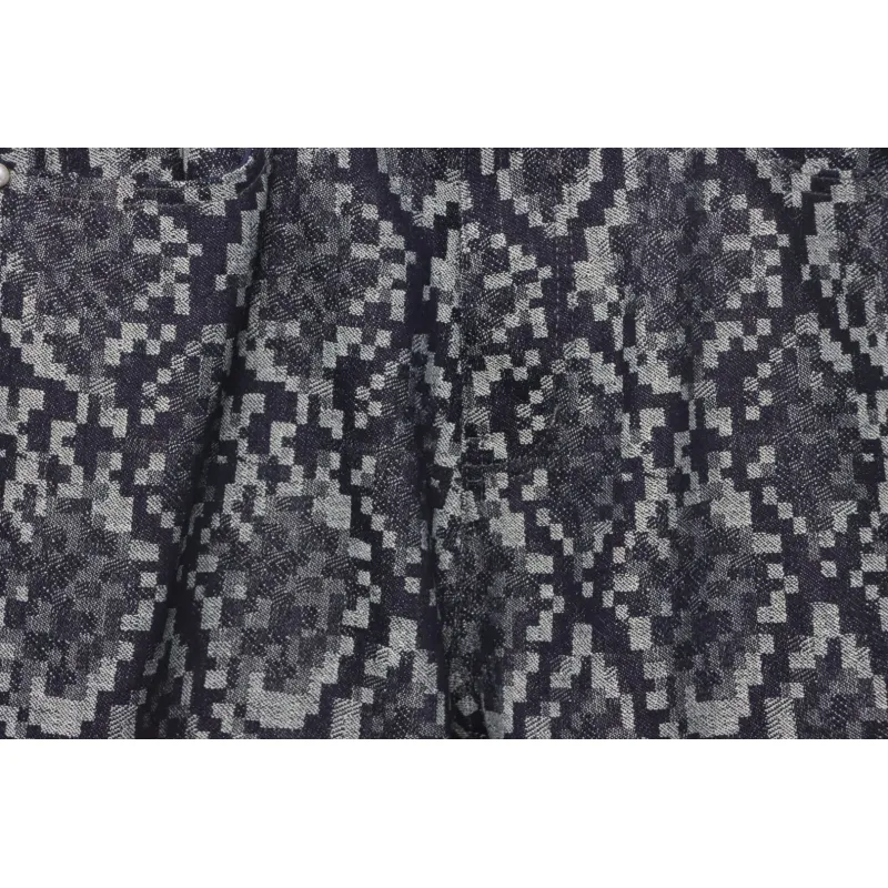 Louis Vuitton Asymmetrical Snake Print Jeans