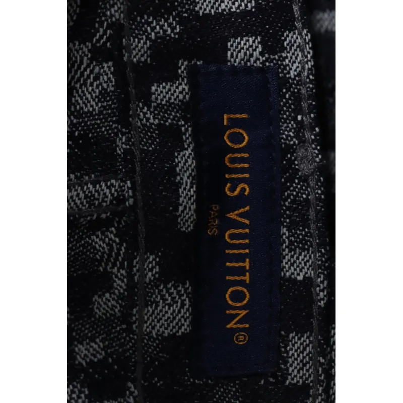 Louis Vuitton Asymmetrical Snake Print Jeans