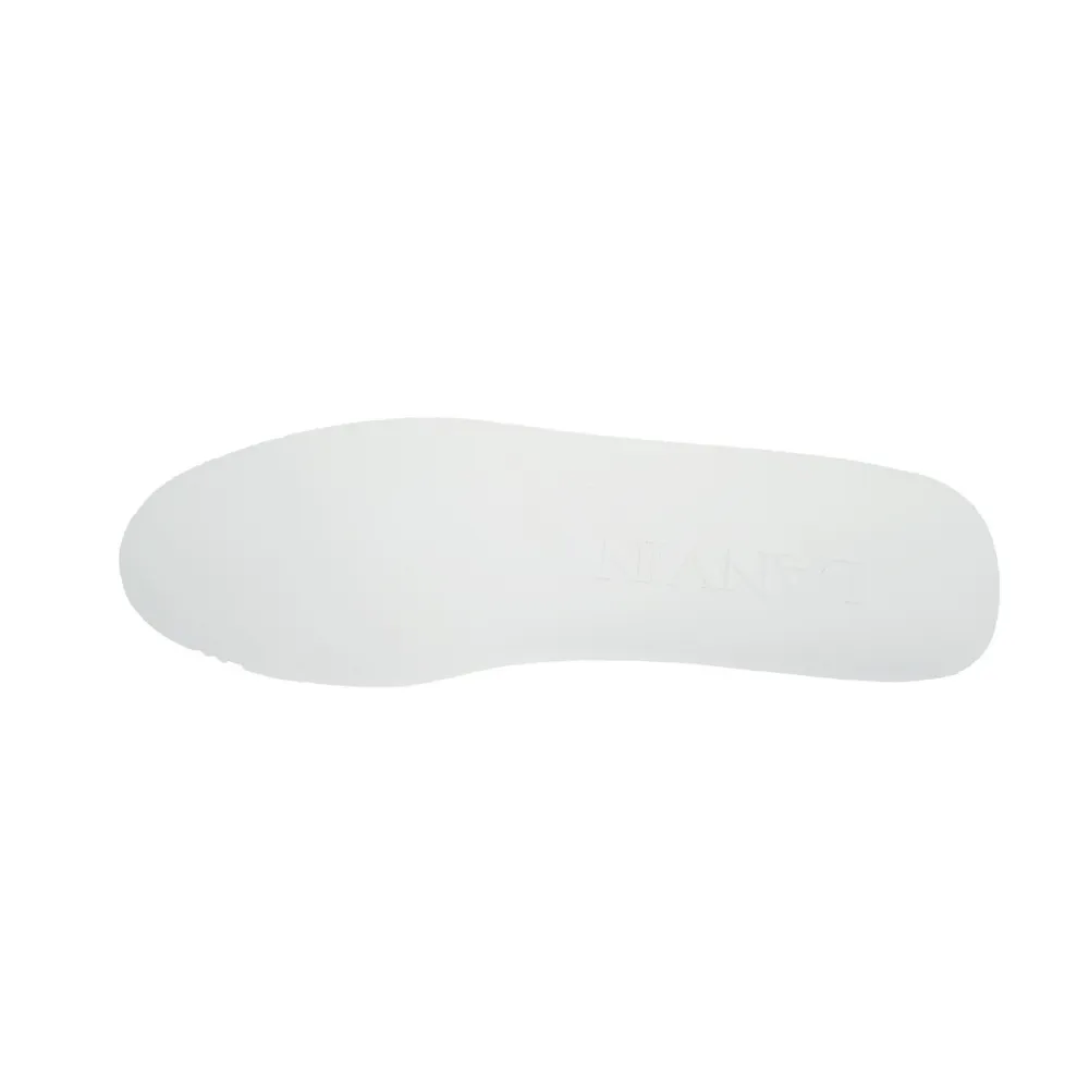 Lanvin Leather Curb White Blue