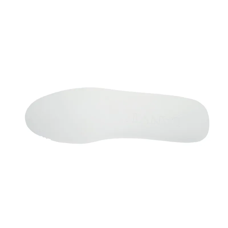 Lanvin Leather Curb White Blue