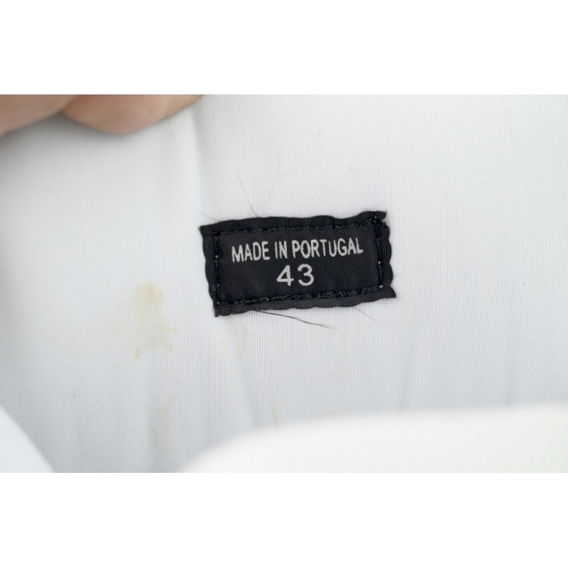 Lanvin Leather Curb White Purple