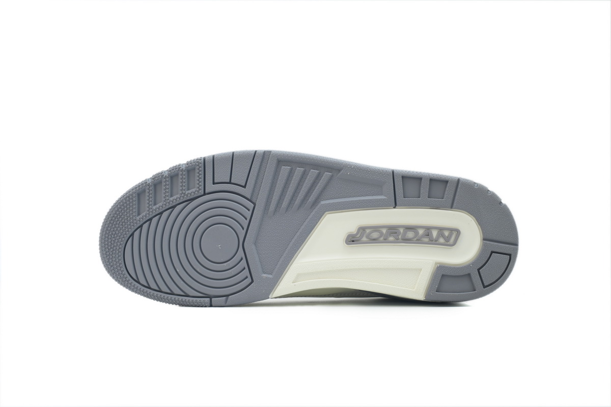 PK God Batch Air Jordan 3 Retro Sail Metallic Silver CK9246-100