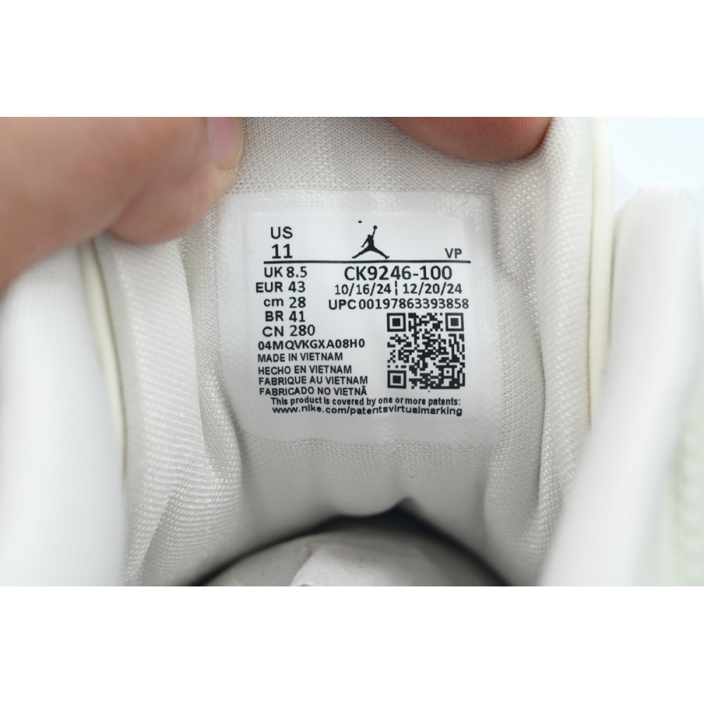 PK God Batch Air Jordan 3 Retro Sail Metallic Silver CK9246-100