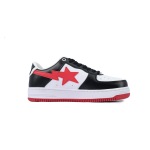 A BATHING APE Bape Sta White Black Red OZXSHM-191-303M