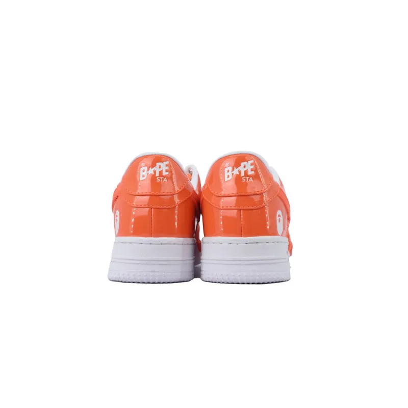 A BATHING APE Bape Sta White Orange Red OZXSHMX91310N