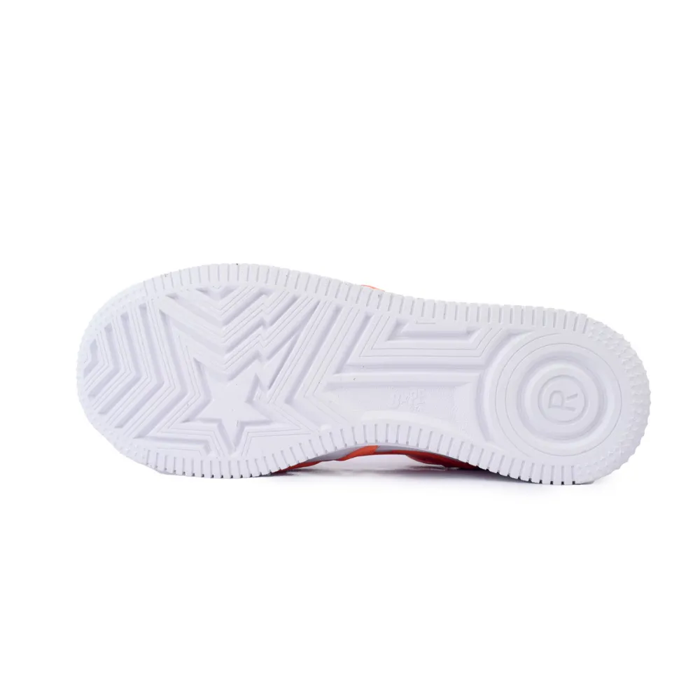 A BATHING APE Bape Sta White Orange Red OZXSHMX91310N