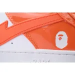 A BATHING APE Bape Sta White Orange Red OZXSHMX91310N