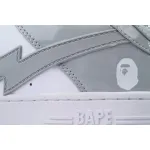 A BATHING APE Bape Sta White White Gray OZXSHMX91310N