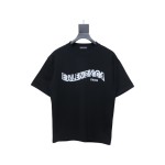 Balenciaga 25SS Shadow Letter Logo Print T-Shirt