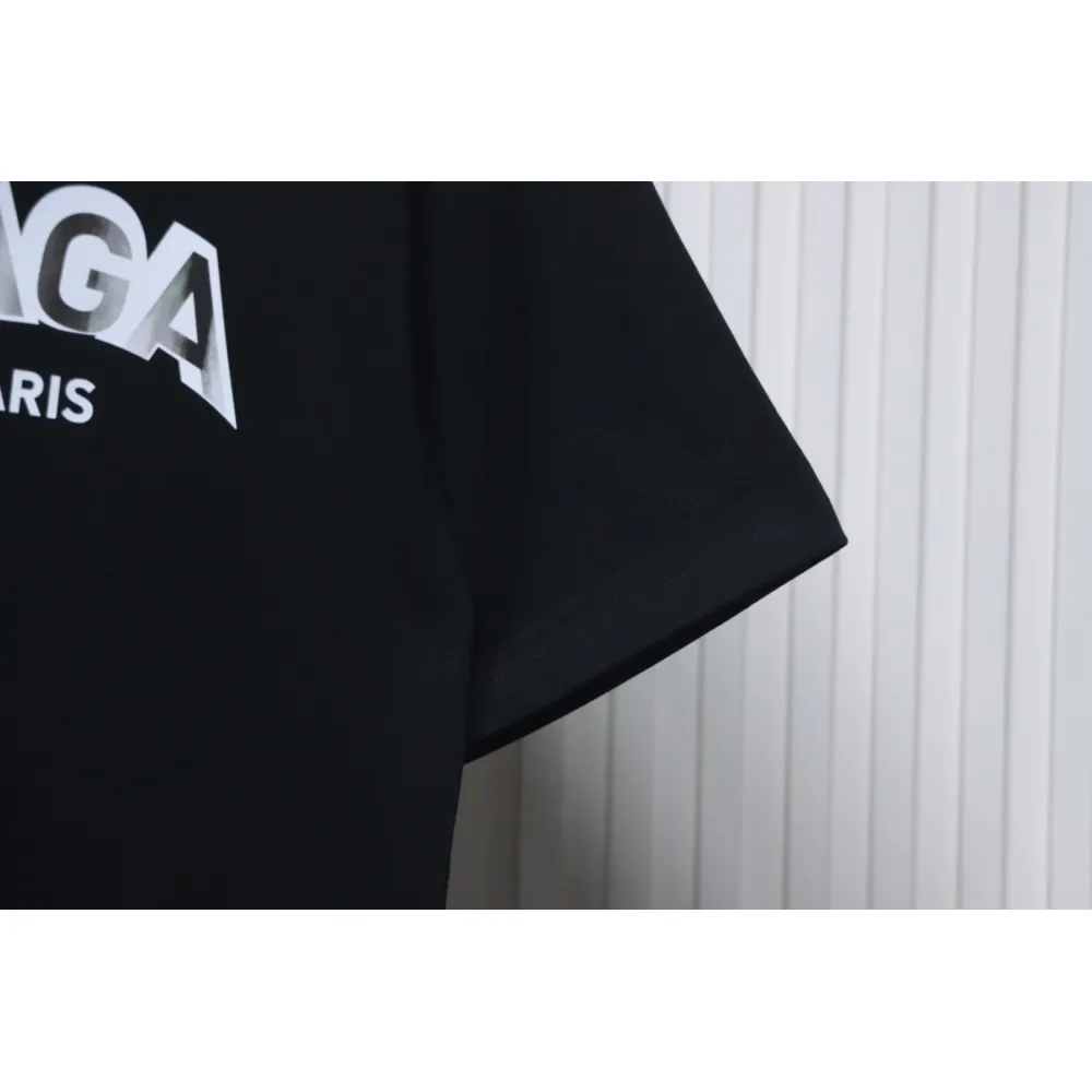 Balenciaga 25SS Shadow Letter Logo Print T-Shirt
