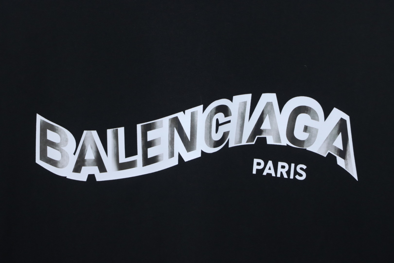 Balenciaga 25SS Shadow Letter Logo Print T-Shirt