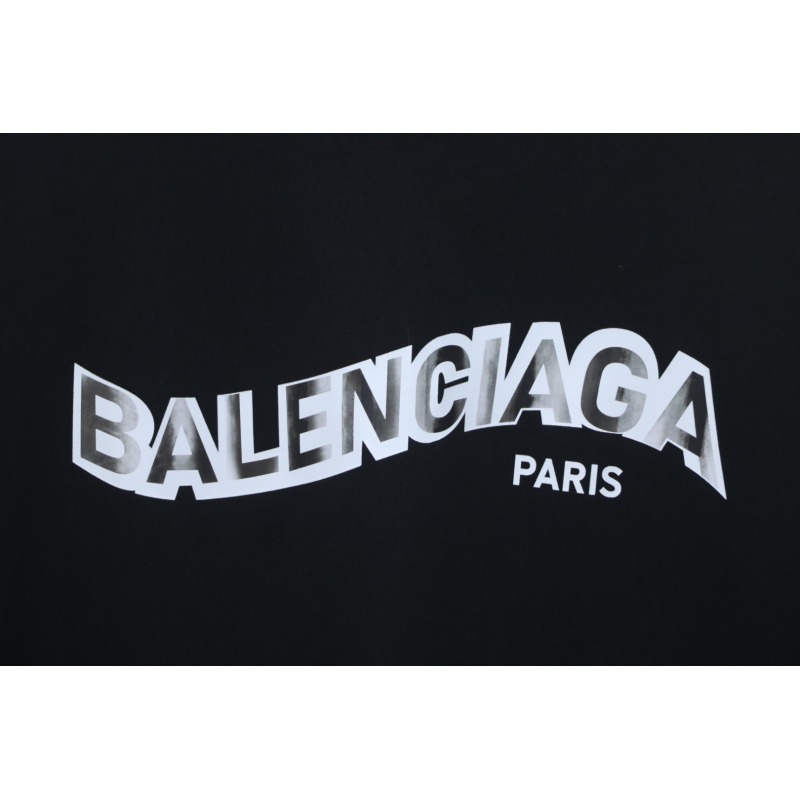 Balenciaga 25SS Shadow Letter Logo Print T-Shirt