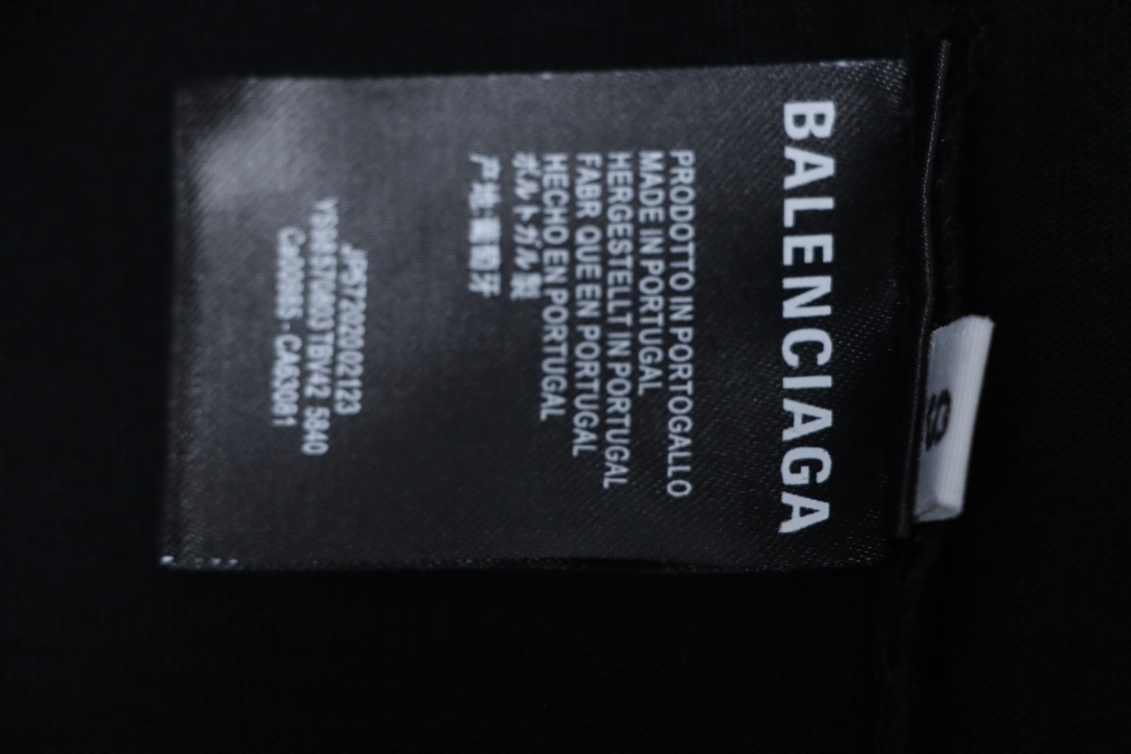 Balenciaga 25SS Shadow Letter Logo Print T-Shirt