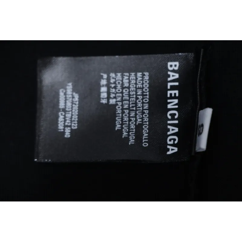 Balenciaga 25SS Shadow Letter Logo Print T-Shirt