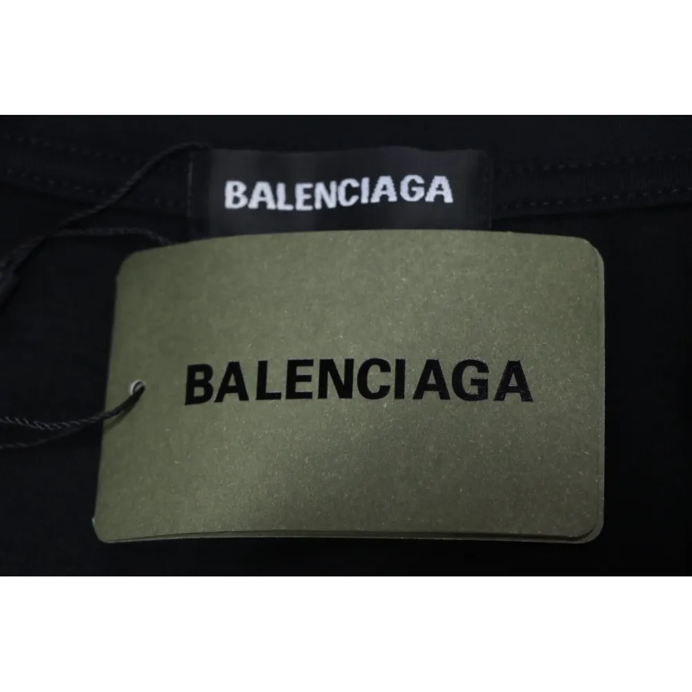 Balenciaga 25SS Shadow Letter Logo Print T-Shirt