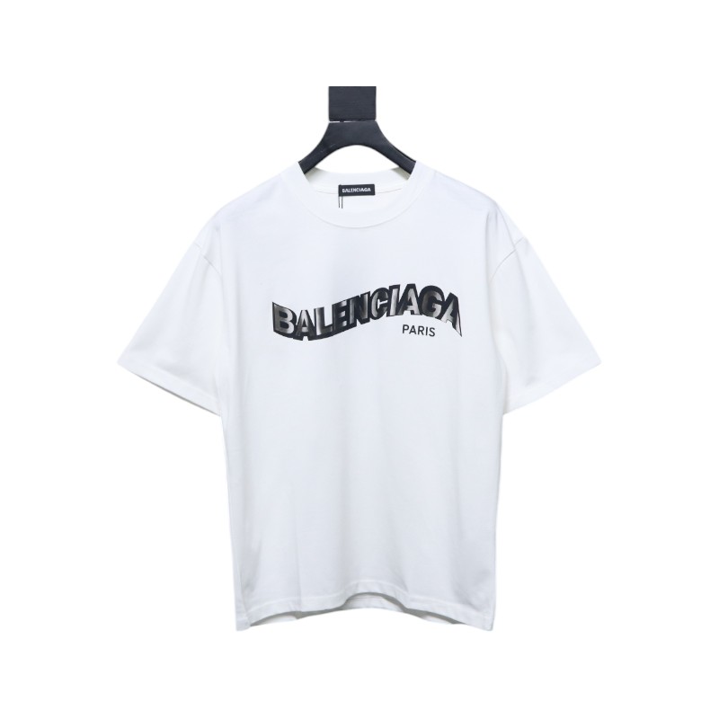 Balenciaga 25SS Shadow Letter Logo Print T-Shirt