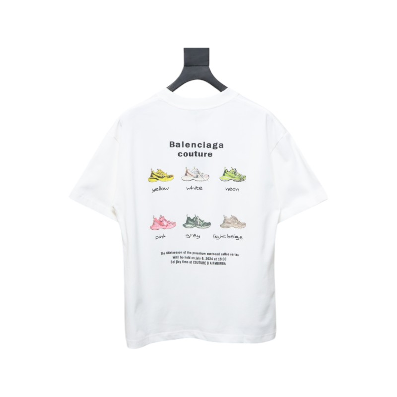 Balenciaga Dad Shoe Pattern T-Shirt