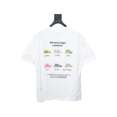 Balenciaga Dad Shoe Pattern T-Shirt 02