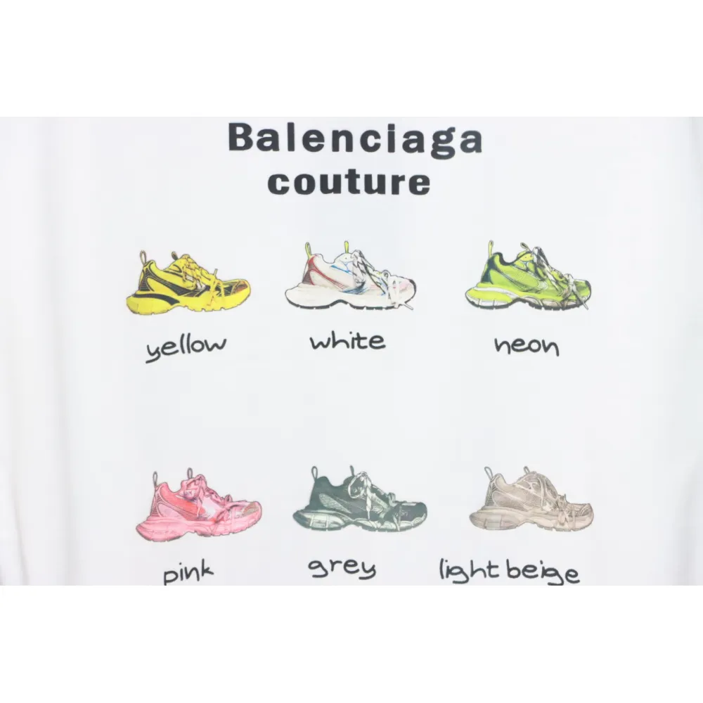 Balenciaga Dad Shoe Pattern T-Shirt
