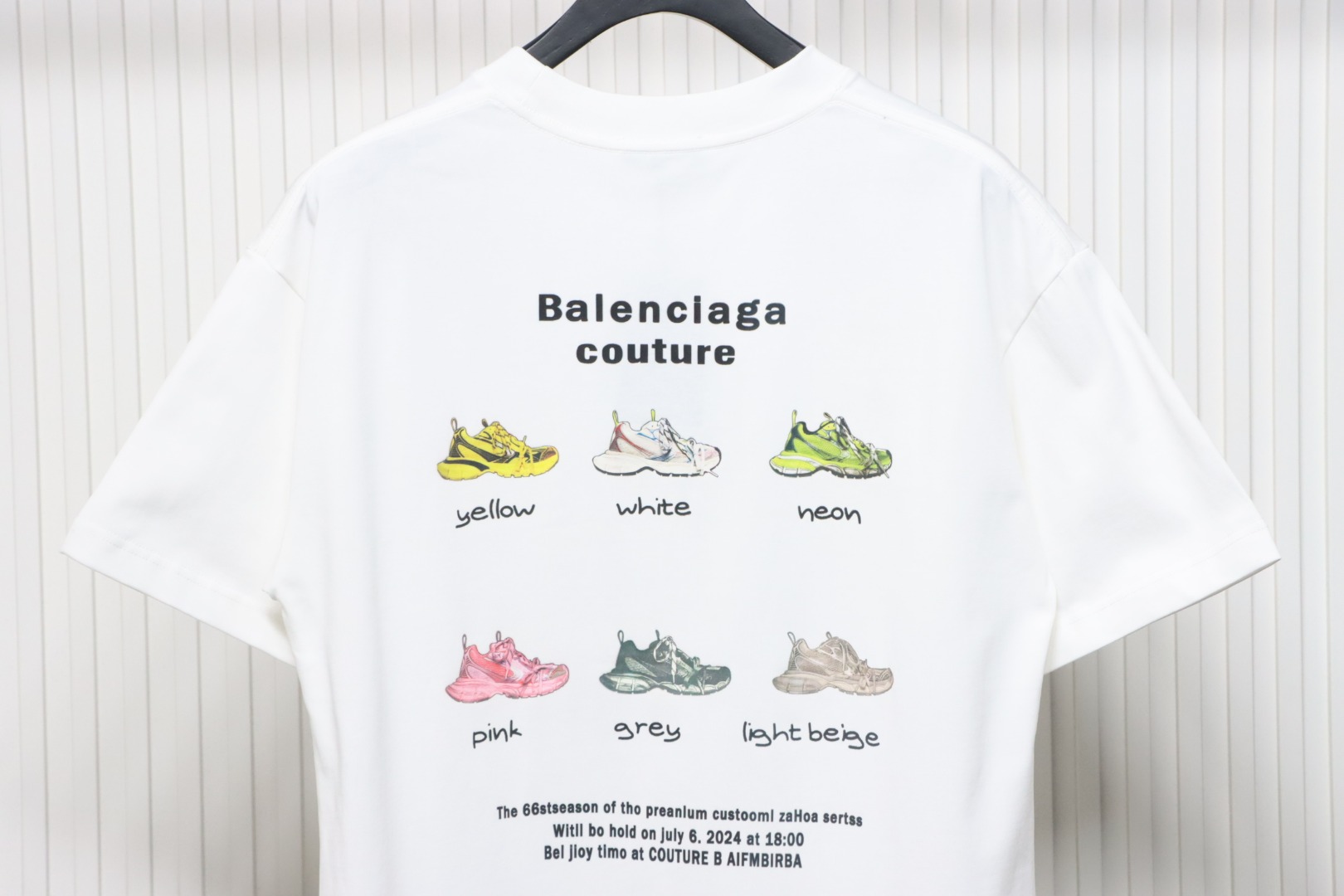 Balenciaga Dad Shoe Pattern T-Shirt
