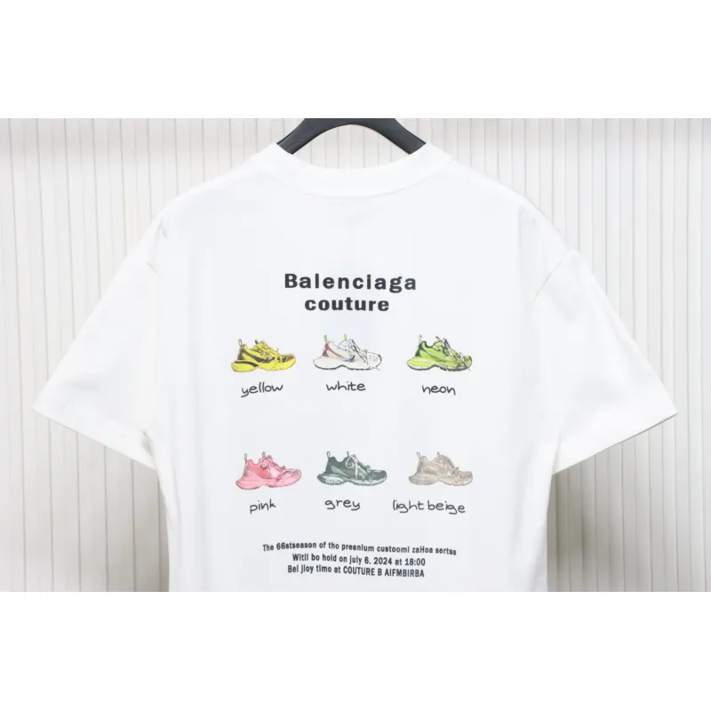 Balenciaga Dad Shoe Pattern T-Shirt
