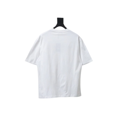 Balenciaga Gradient Letter Embroidered T-Shirt 02