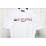 Balenciaga Gradient Letter Embroidered T-Shirt