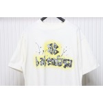 Balenciaga Hand-Painted BB Letter Logo Printed T-Shirt