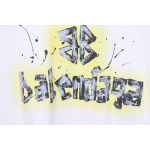 Balenciaga Hand-Painted BB Letter Logo Printed T-Shirt