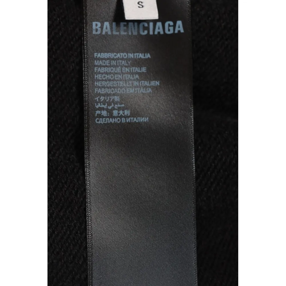 Balenciaga Hand-Painted Letter Logo Print Shorts