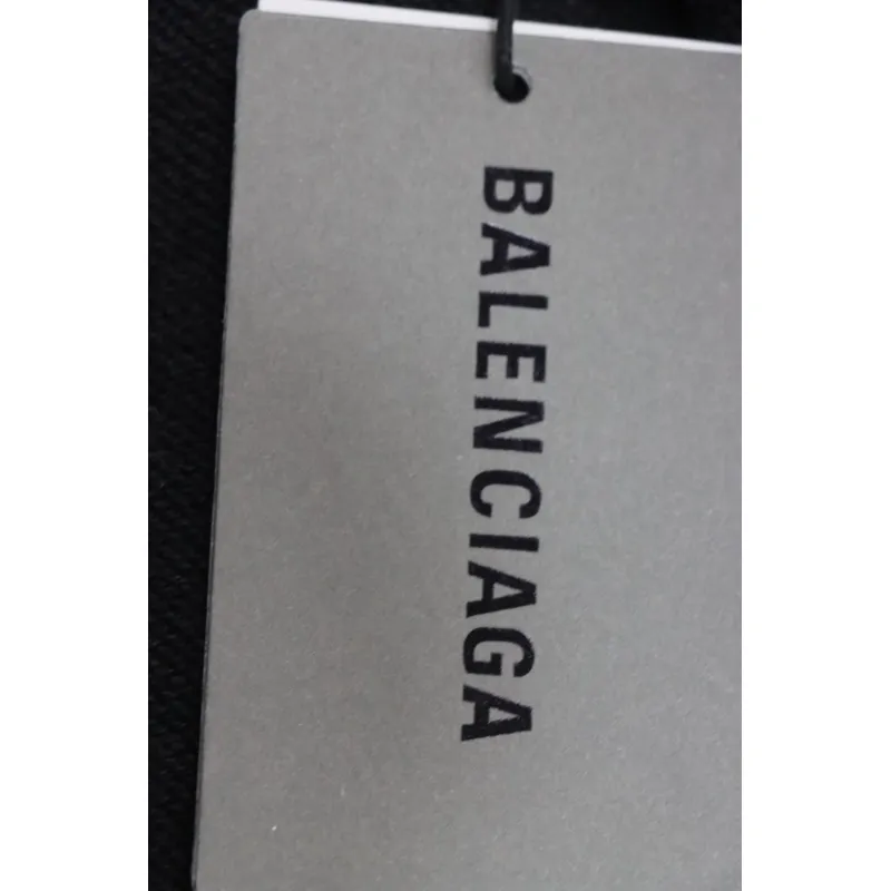 Balenciaga Hand-Painted Letter Logo Print Shorts