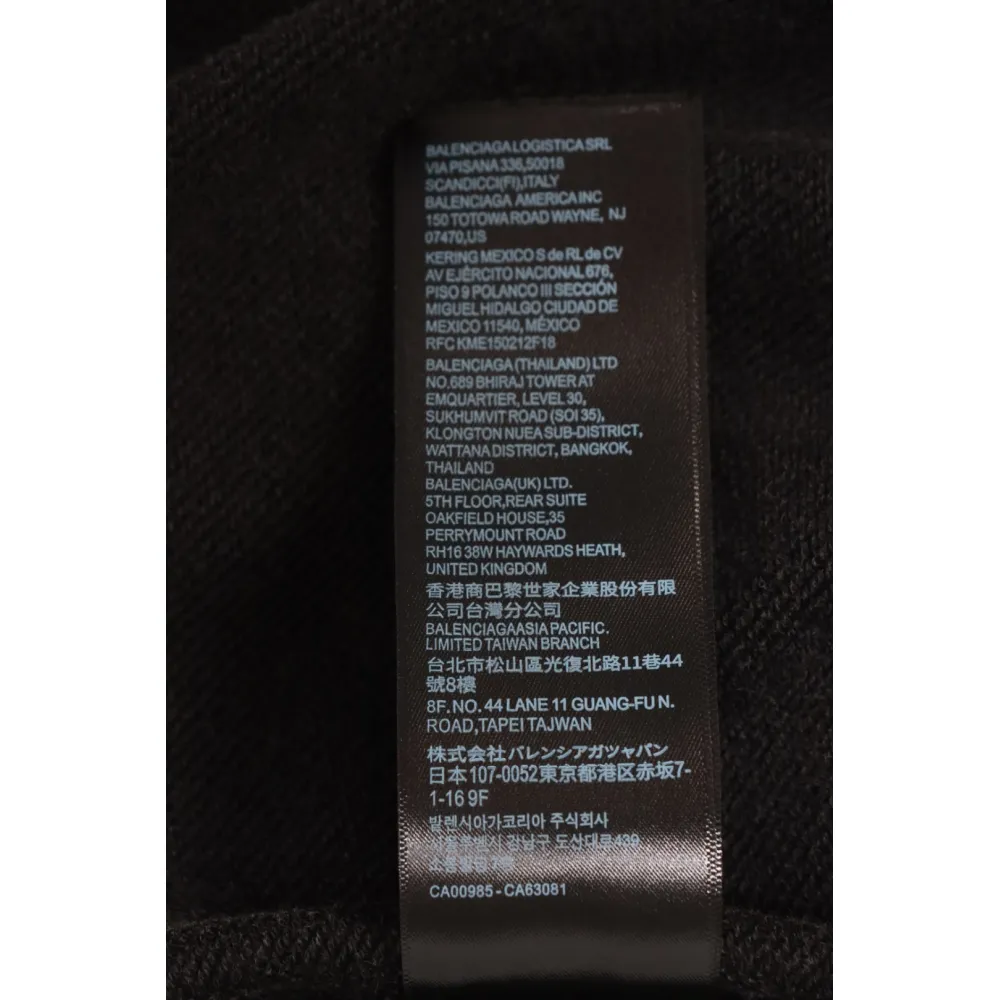 Balenciaga Hand-Painted Letter Logo Print Shorts