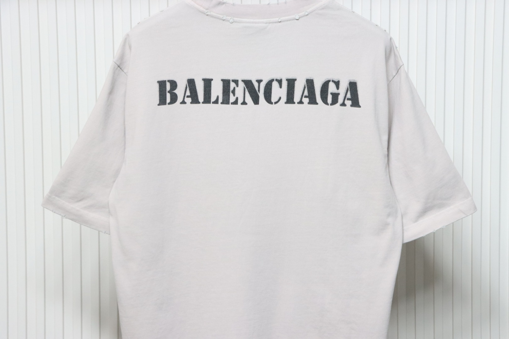 Balenciaga Unisex Stencil Type Medium-fit T-shirt in Vintage-jersey